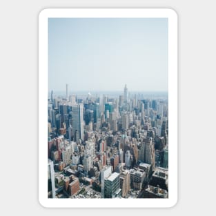 NY city panoramic views Sticker